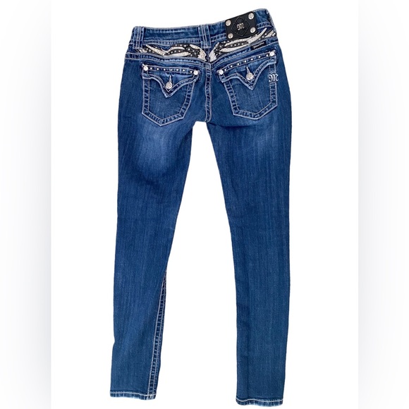 MISS ME Rhinestones Jeans - Picture 6 of 8